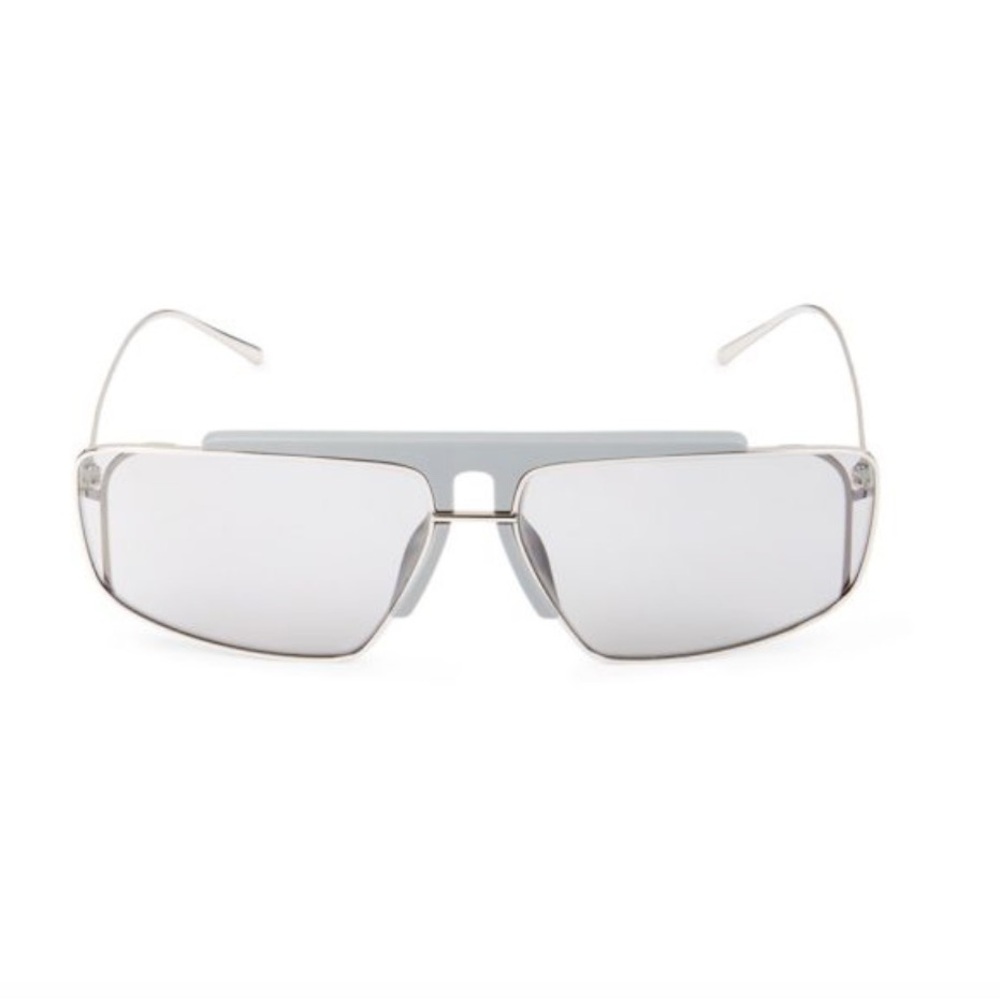 NWT PRADA 58MM Rectangle Colorblock Sunglasses